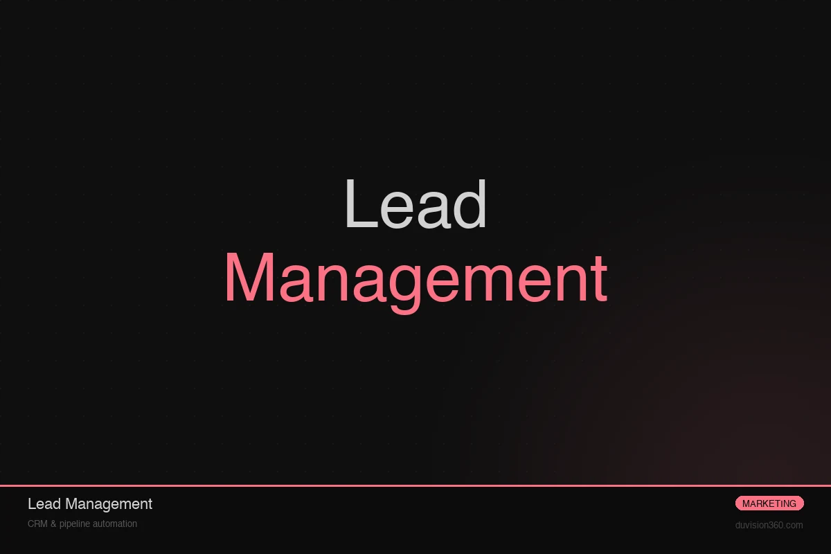 Lead Management